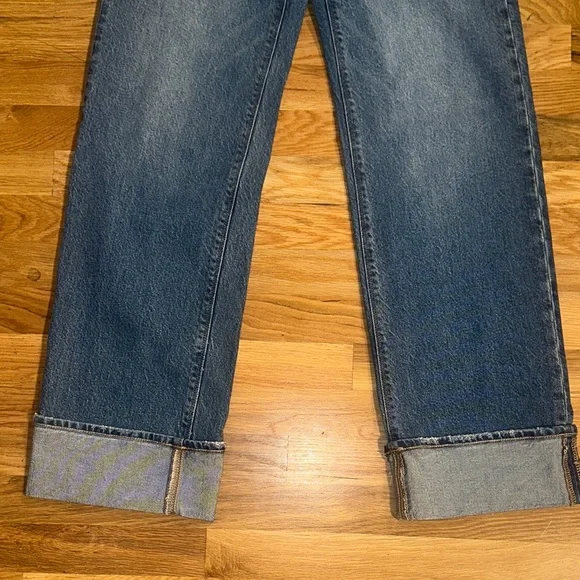 American Eagle Women’s Stovepipe Wide Leg Jeans sz 0 - Picture 6 of 15